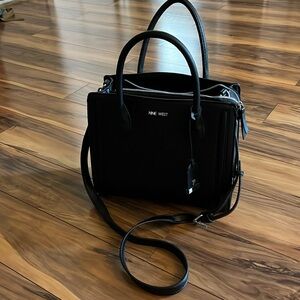 Nine West Satchel Handbag with detachable crossbody strap